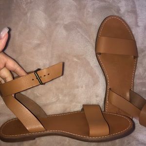 Leather Open-Toe Sandals